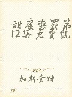 甜蜜惩罚第一季12集免费观看