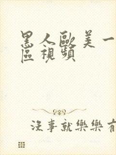 黑人欧美一区二区视频