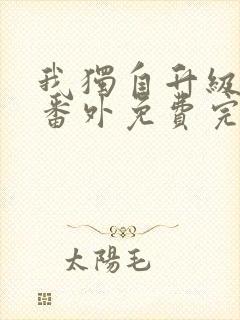 我独自升级漫画番外免费完整版