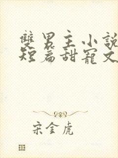 双男主小说推荐短篇甜宠文