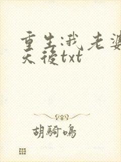 重生:我老婆是天后txt