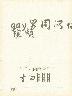 gay男同网站视频
