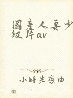 国产人妻少妇一级片av