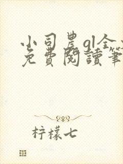 小司农gl全文免费阅读笔趣阁封面