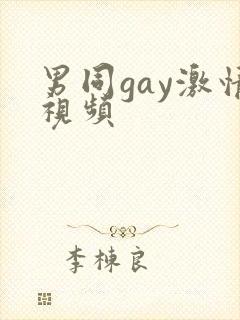 男同gay激情视频
