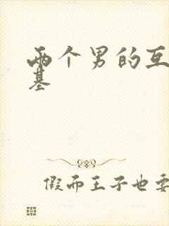 两个男的互相搞基