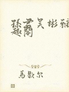 孙君吴彬雅卿笔趣阁