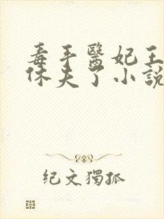 毒手医妃王爷被休夫了小说免费阅读