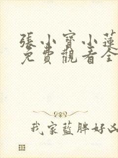 张小宝小莲短剧免费观看全集高清