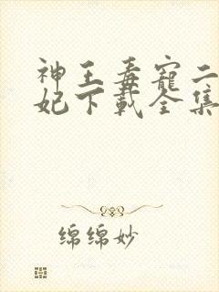 神王毒宠二嫁王妃下载全集txt下载