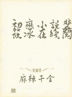 初恋小说裴译于筱冰在线阅读全文