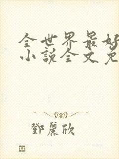 全世界最好的你小说全文免费阅读