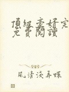 顶级豪婿完整版免费阅读