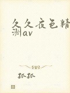 久久夜色精品亚洲av