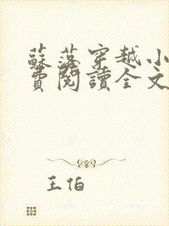 苏落穿越小说免费阅读全文