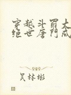 穿越斗罗大陆2绝世唐门成为霍雨浩的小说