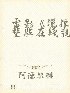 电影《猎狼》完整版在线观看