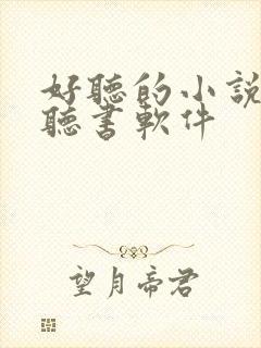 好听的小说免费听书软件封面