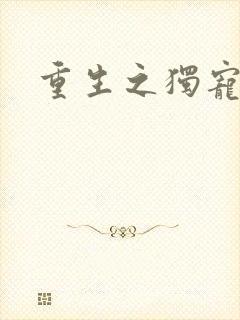 重生之独宠无二