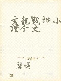 玄龙战神小说阅读全文