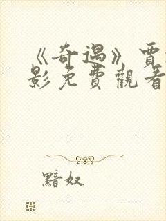 《奇遇》贾冰电影免费观看