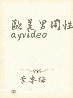 欧美男同性恋gayvideo