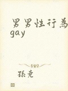 男男性行为欧美gay封面