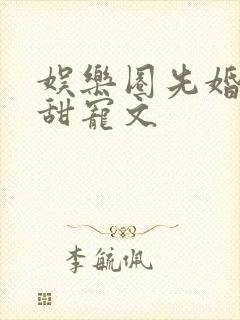 娱乐圈先婚后爱甜宠文