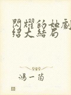 闪耀的她剧情介绍大结局