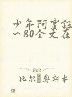 少年阿宾钰慧1～80全文在