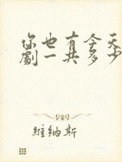 你也有今天电视剧一共多少集