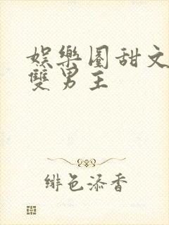 娱乐圈甜文推荐双男主