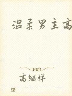 温柔男主高干文