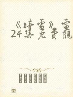 《暗处》电视剧24集免费观看全集高清封面