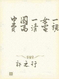 中国一女一男免费高清电视剧观看