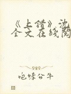 《上错》沈南初全文在线阅读笔趣阁