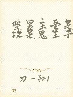 双男主受是人,攻是鬼生子文