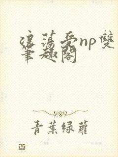 浪荡受np双性笔趣阁