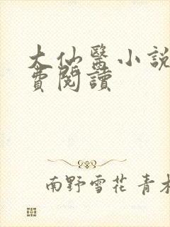 大仙医小说的免费阅读