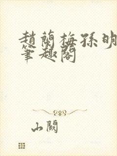 赵兰梅孙明错爱笔趣阁