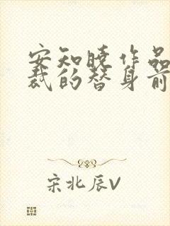 安知晓作品:总裁的替身前妻最新更新