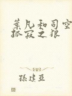 叶凡和司空嫣然孤寂之狼