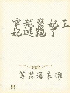 穿越医妃王爷王妃逃跑了