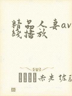 精品人妻av在线播放