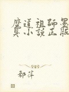 魔道祖师墨香铜臭小说正版全文下载封面