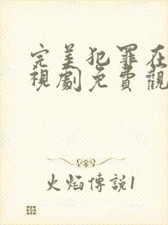 完美犯罪在线电视剧免费观看全集高清