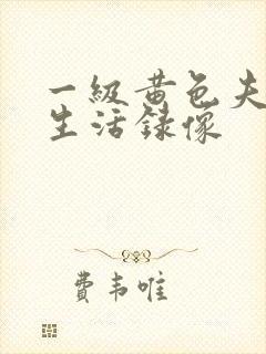 一级黄色夫妻性生活录像