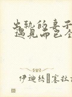 出轨的妻子小说 遇见而已全文阅读封面