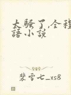 太骚了,全程淫语小说