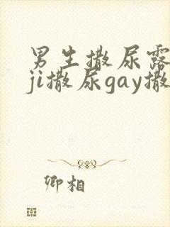 男生撒尿露jiji撒尿gay撒尿